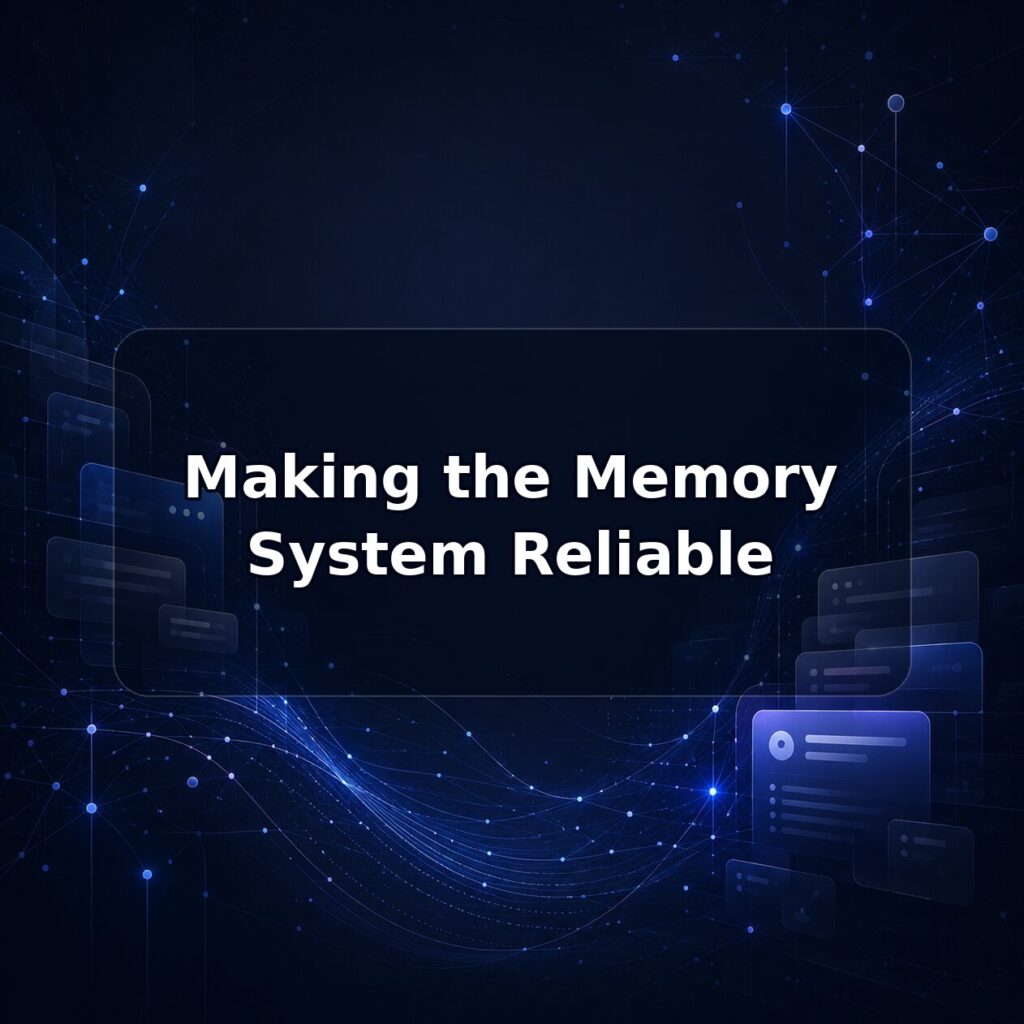Making the Memory System Reliable — Lucy build note featured image