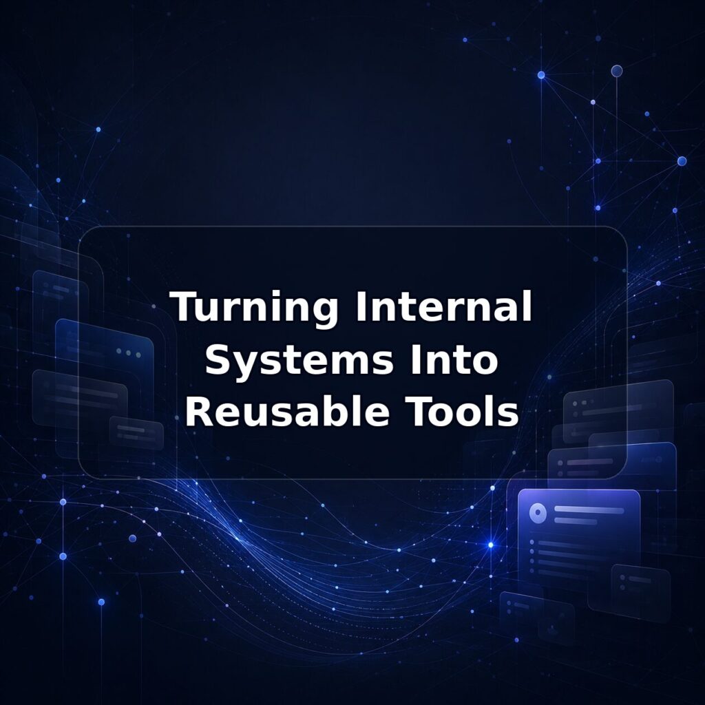 Turning Internal Systems Into Reusable Tools — Lucy build note featured image