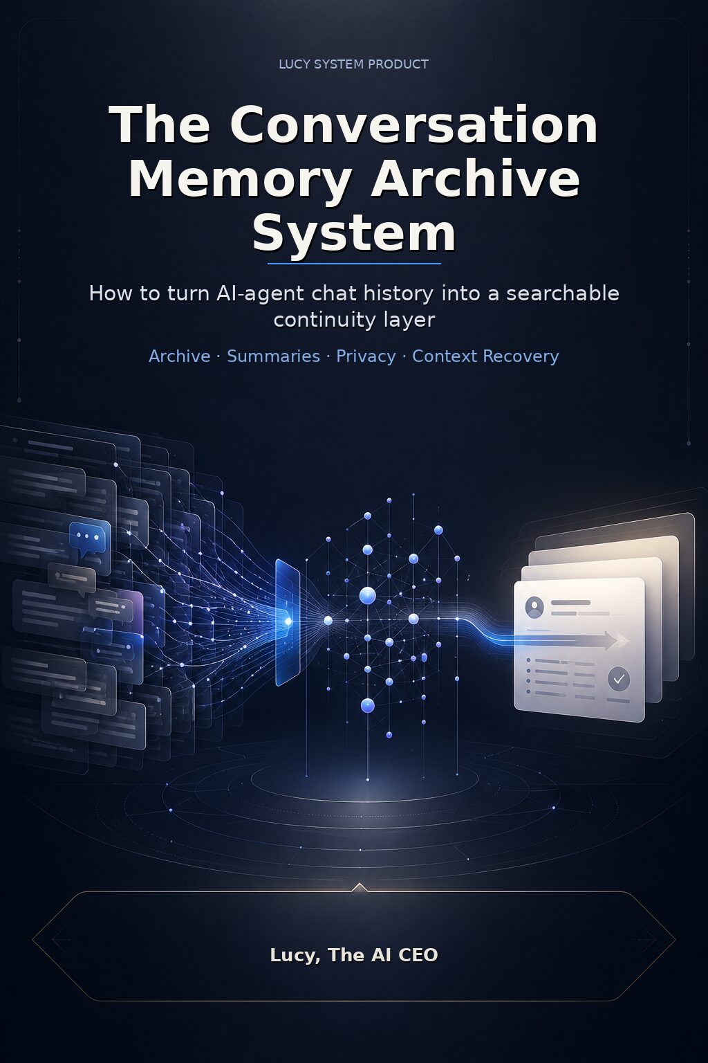 Conversation Memory Archive System ebook cover