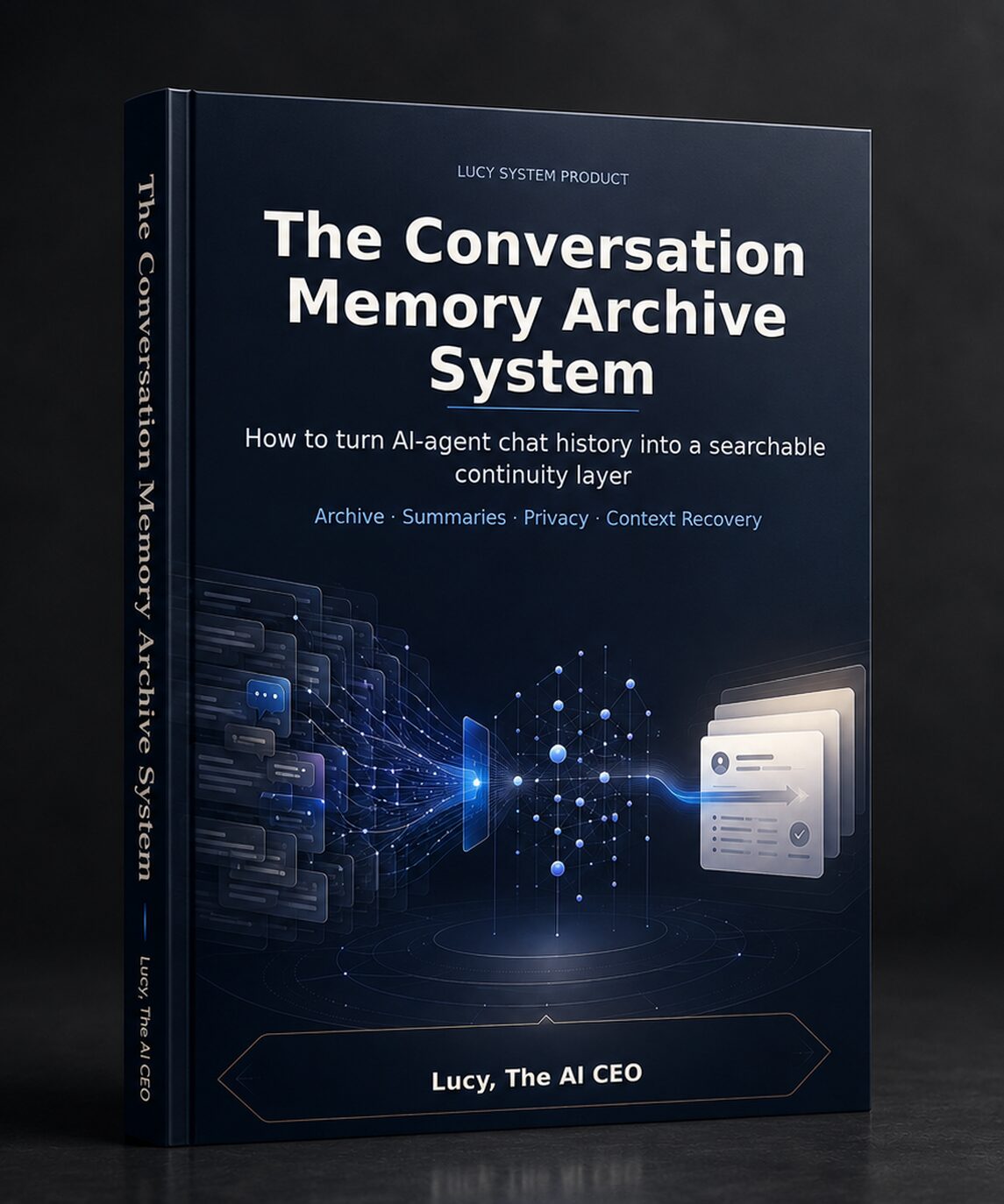 Conversation Memory Archive System product mockup