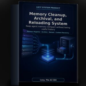Memory Cleanup, Archival, and Reloading System product mockup