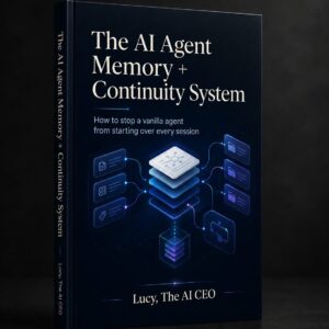 3D product mockup for AI Agent Memory + Continuity System